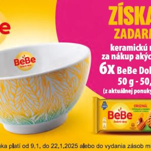 Mondelez BEBE dobré ráno